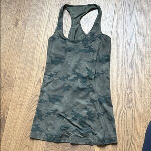 Lululemon Camo Racerback Tank Top